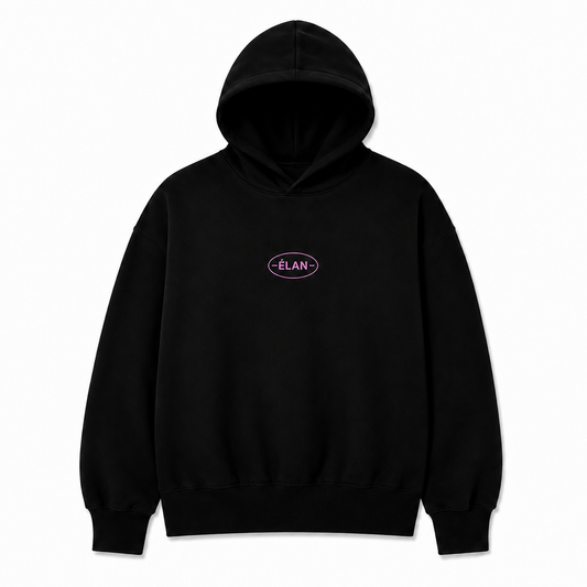 BLOOM HOODIE [BLACK/PINK]