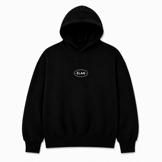 CORE HOODIE [BLACK/WHITE]