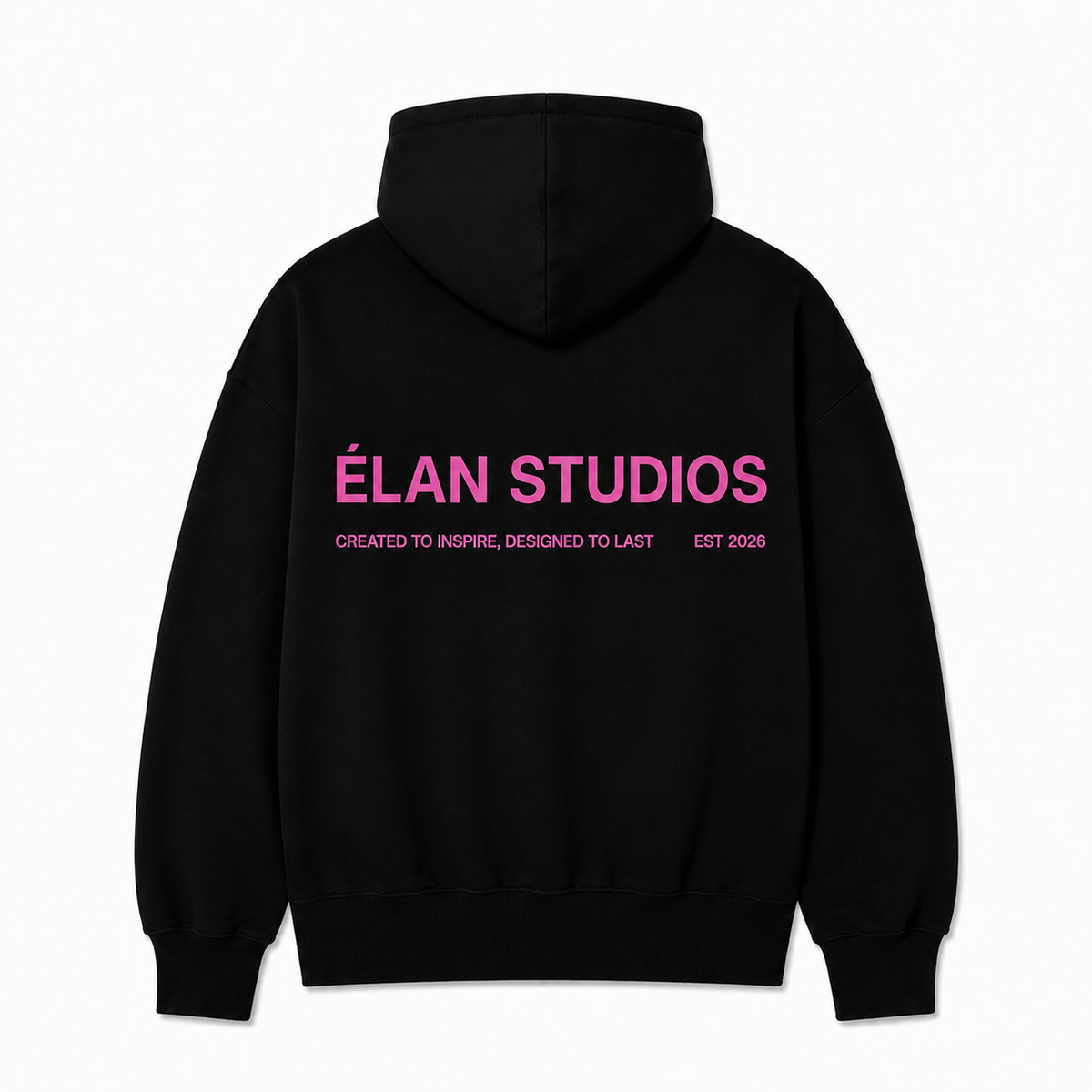 BLOOM HOODIE [BLACK/PINK]
