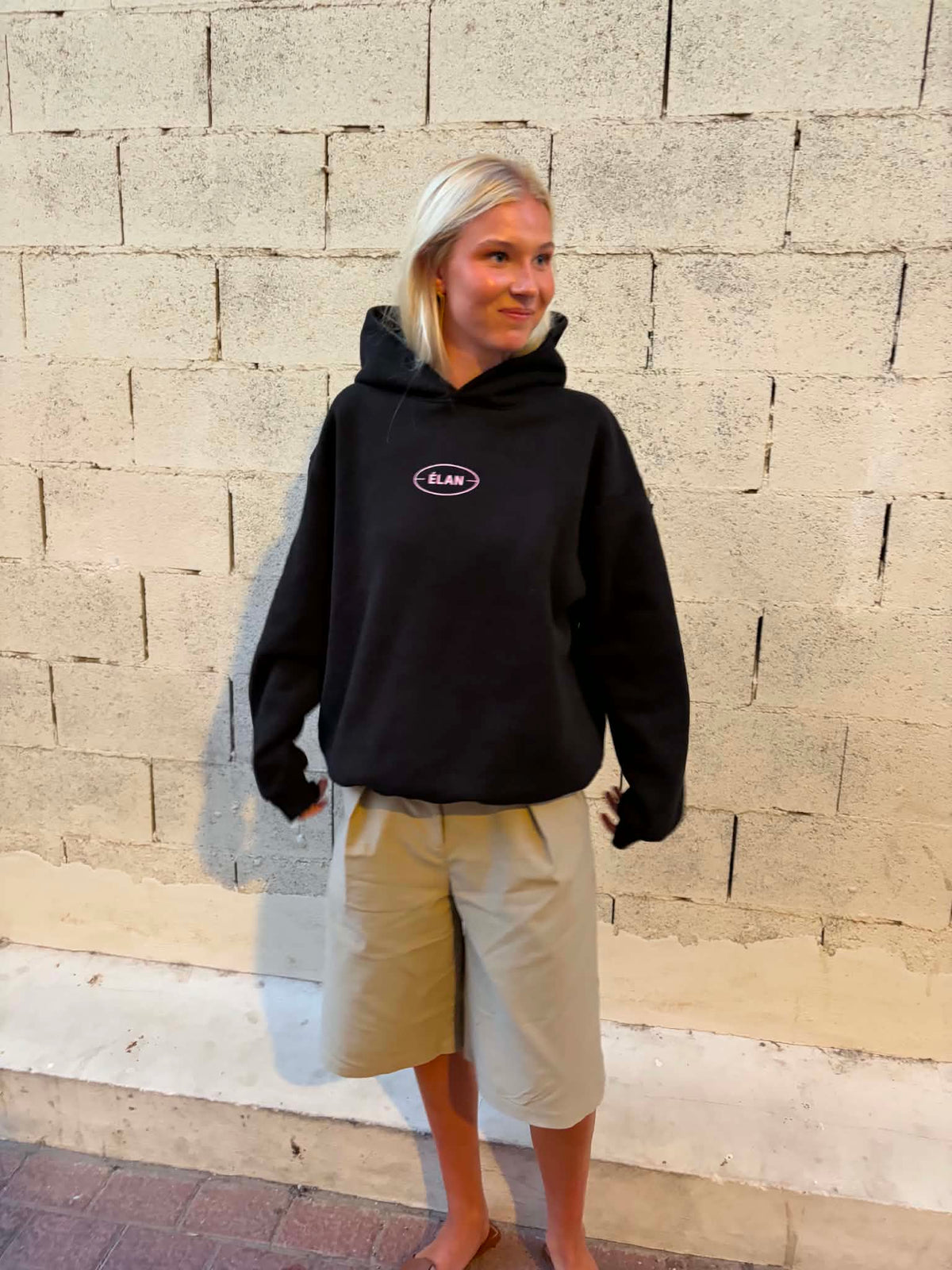 BLOOM HOODIE [BLACK/PINK]