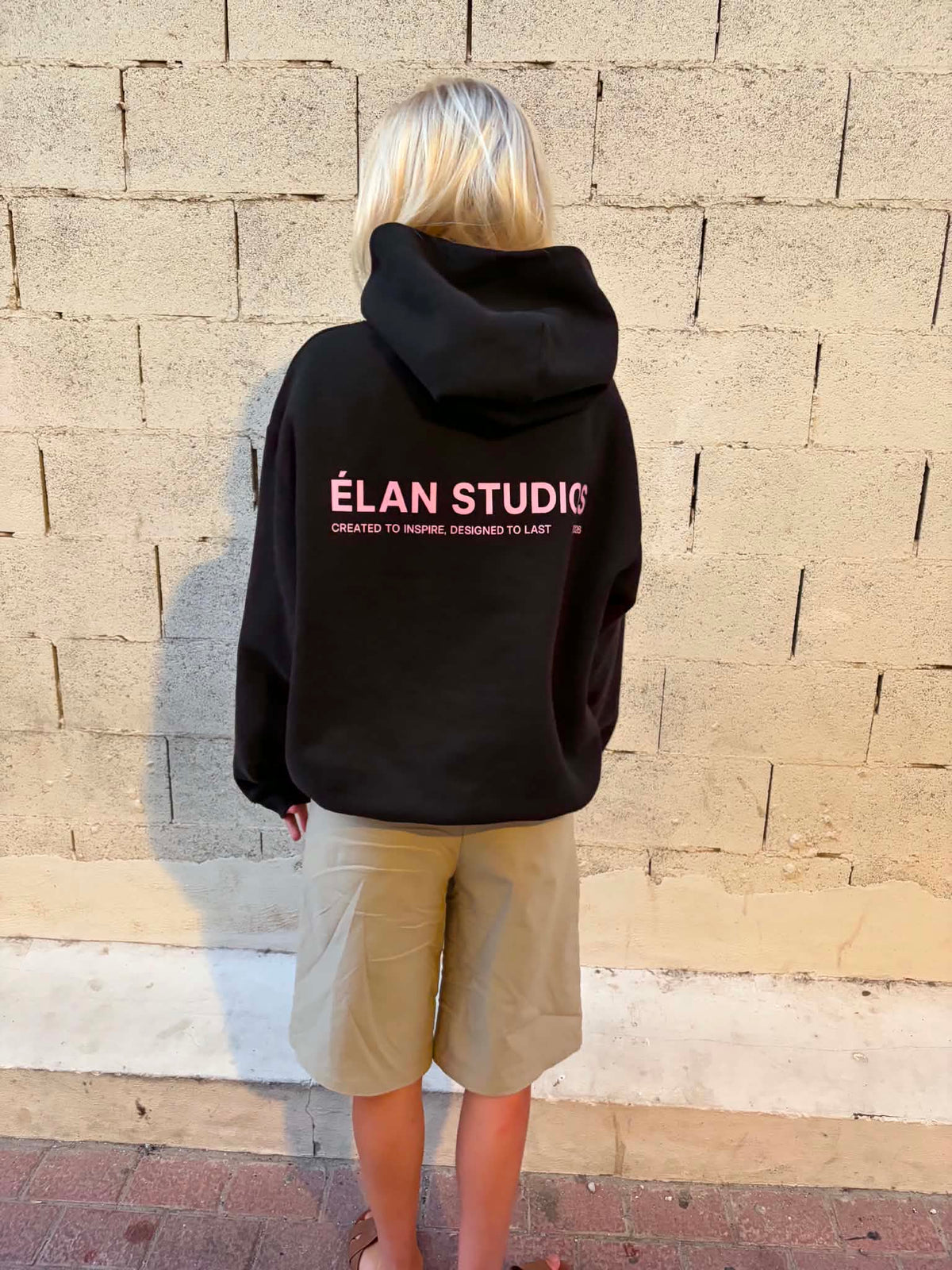 BLOOM HOODIE [BLACK/PINK]